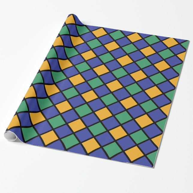 Papel De Regalo Diamante #84 (Desenrollado)