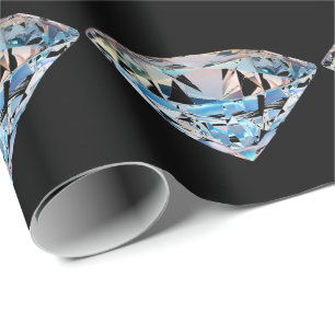 Papel De Regalo Diamante esparcido