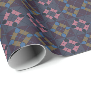 Papel De Regalo Diamante geométrico colorido