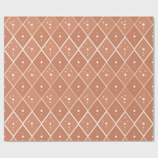 Papel De Regalo Diamante Minimalista Escandinavo Moderno Rosa Polv