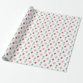 Papel De Regalo Diamante retro central | Navidades Pastel
