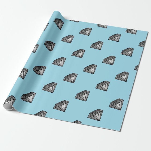 Papel De Regalo Diamantes (Desenrollado)