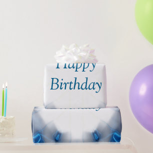 Papel De Regalo Diamantes azules