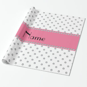 Papel De Regalo Diamantes blancos conocidos personalizados