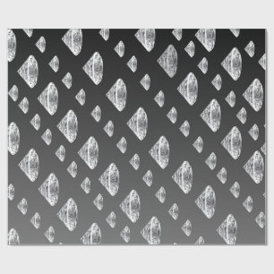 Papel De Regalo Diamantes de goteo   Bodas de lujo