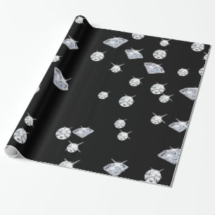 Papel De Regalo Diamantes espumosos