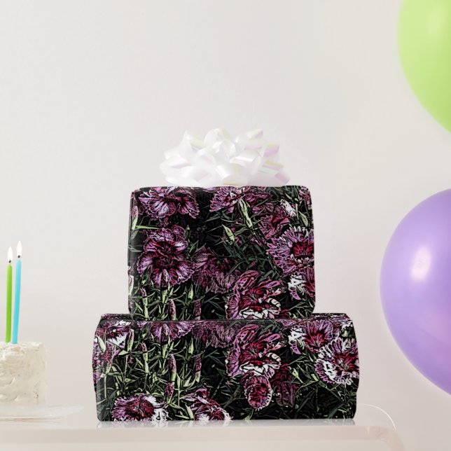 PAPEL DE REGALO DIANTHUS (Regalos de fiesta)