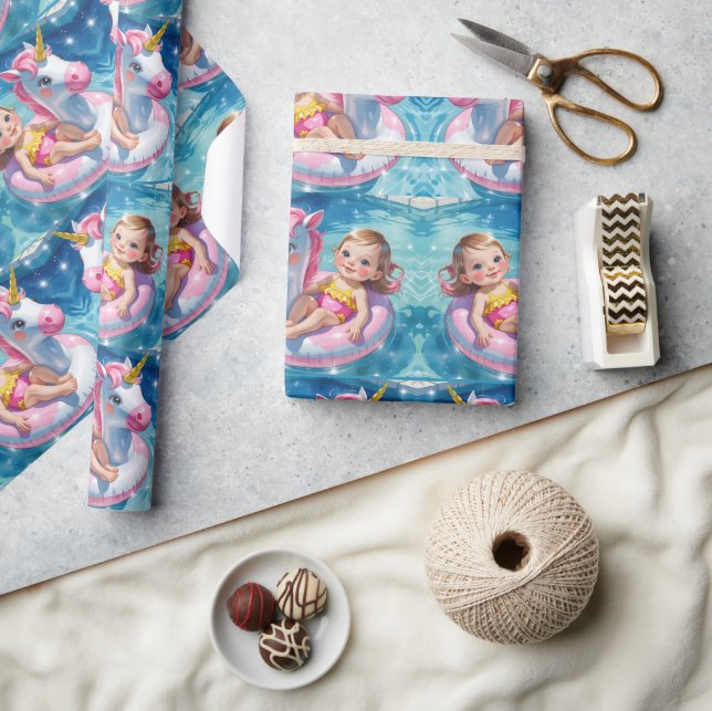 Papel De Regalo Días de Piscina (Artesanía)