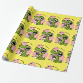 Papel De Regalo dibujo animado, cocodrilo 