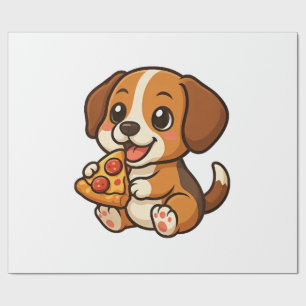 Papel De Regalo Dibujo animado de perro beagle lindo amantes de pi