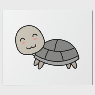 Papel De Regalo Dibujo animado de tortuga animal