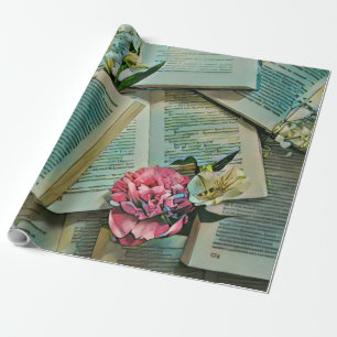 Papel De Regalo Dibujo de amante de libros