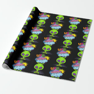 Papel De Regalo Dibujo de ovni