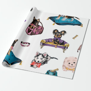 Papel De Regalo Dibujo manual pintura al óleo lindo personalizado