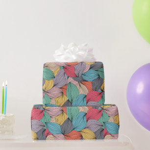 Papel De Regalo Dibujos De Hilos Coloridos