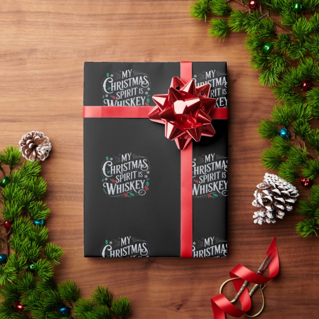 Papel De Regalo Dicho de bebedor de amantes del whisky bebedores d (Regalo de vacaciones)
