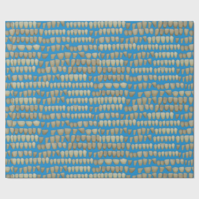 Papel De Regalo Dientes Dientes Dientes Dientes Dentistas Odontolo (Costura)