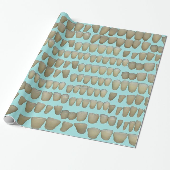 Papel De Regalo Dientes dientes podridos Dentista Ortodontista (Desenrollado)