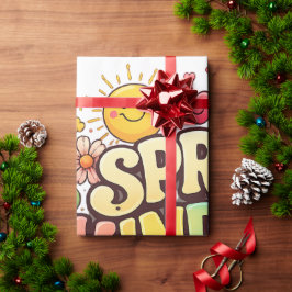 Papel De Regalo Difunde la amabilidad – Lindo arcoíris floral