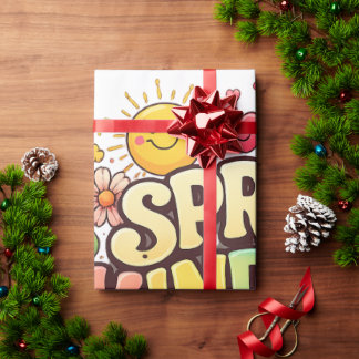 Papel De Regalo Difunde la amabilidad – Lindo arcoíris floral