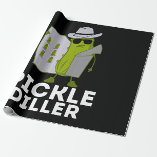 Papel De Regalo Dill de Pepino Divertido Agente Secreto Amante de