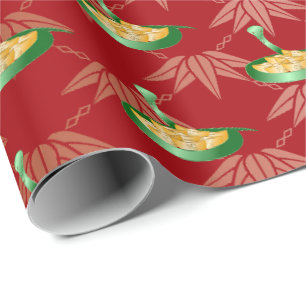 Papel De Regalo Dinero de la fortuna del Año Nuevo Chino de la Ser