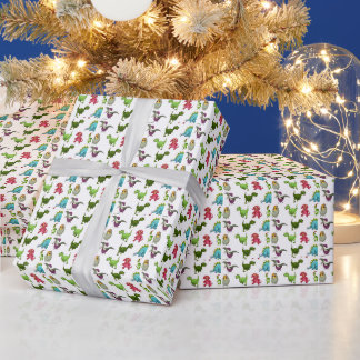 Papel De Regalo Dino