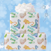 Dino Fiesta Cute Dinosaurio Nacimiento Niño Nombre