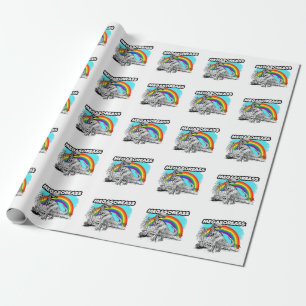 Papel De Regalo Dinosaur Megasoreass
