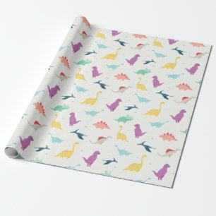 Papel De Regalo Dinosaurio infantil