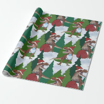 Dinosaurio Navidad T-Rex Santa