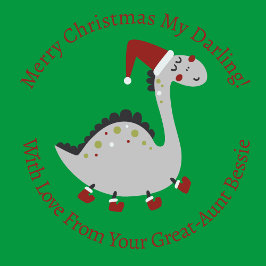 Papel De Regalo Dinosaurio Personalizado De Navidades Cutos En Boo