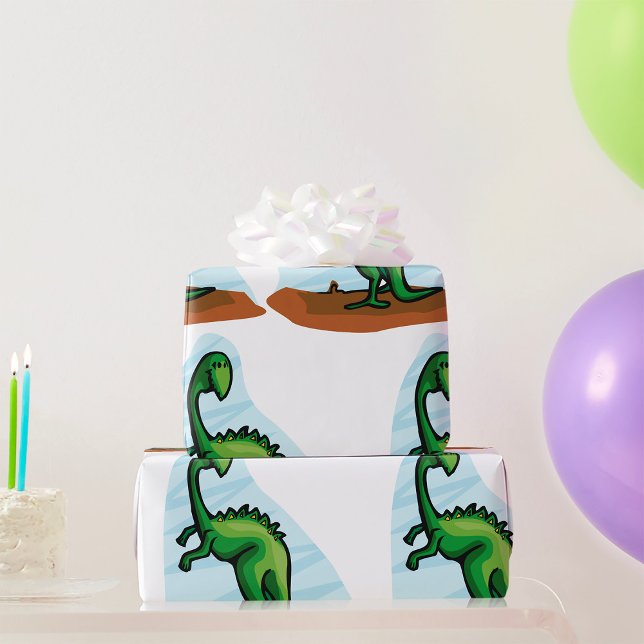 Papel De Regalo Dinosaurio verde (Subido por el creador)