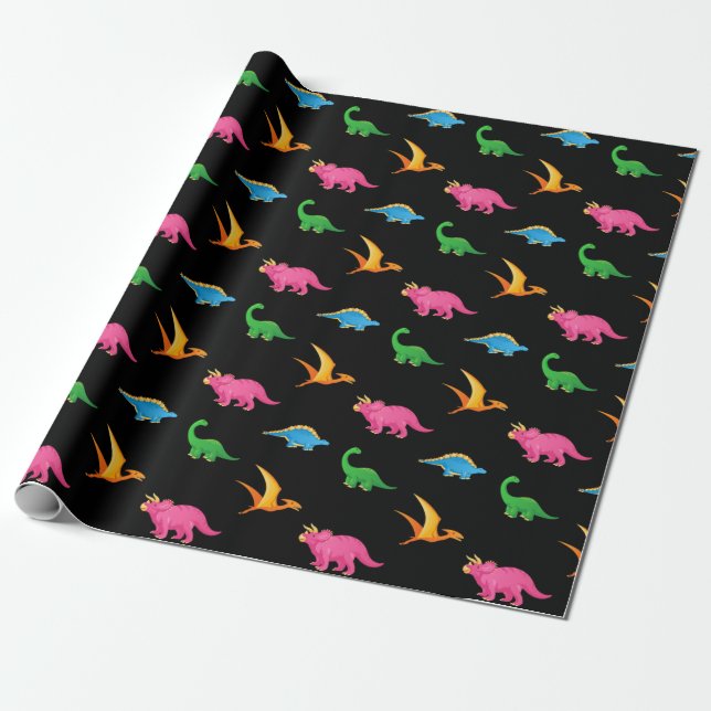 PAPEL DE REGALO DINOSAURIOS (Desenrollado)