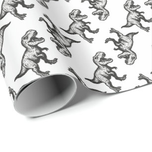 Papel De Regalo Dinosaurios