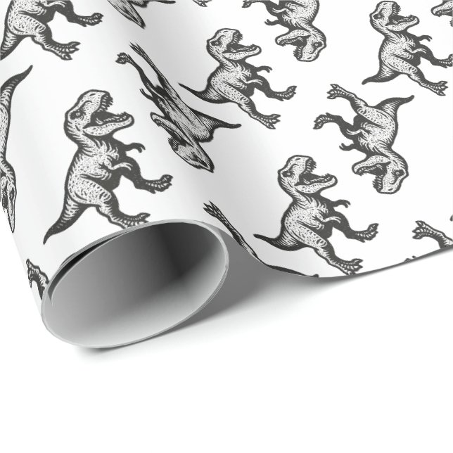Papel De Regalo Dinosaurios (Esquina del rollo)