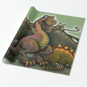 Papel De Regalo Dinosaurios 2x3' 60# Posters de pared