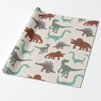 Papel De Regalo Dinosaurios infantiles lúdicos 