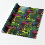 Papel De Regalo Dinosaurios Pink Jungle Birthday Kids<br><div class="desc">Dinosaur Birthday Gold Rápidamente Crea y Personalizar tu papel de envoltura de Dino Verde y Blanco de cumpleaños . Haga clic en el botón "Personalizar it!" para cambiar el tamaño del texto,  el color del texto,  el estilo de letra y</div>