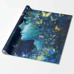 Papel De Regalo Diosa del Bosque Encantado con Mariposas (7)