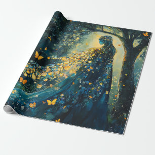 Papel De Regalo Diosa del Bosque Encantado con Mariposas (8)