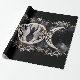 Papel De Regalo Diosa Tribal de Moonstone Triple Luna