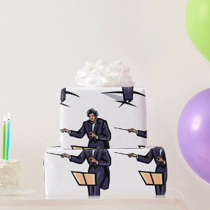 Papel De Regalo Director de Orquesta Sinfónica Música Clásica