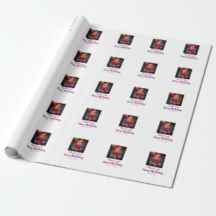 Papel De Regalo Dirty 30 Cumpleaños añadir nombre rosa añadir fech
