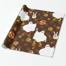 Papel De Regalo disco halloween fantasma africano