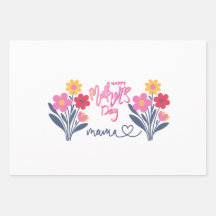Papel de Regalo Diseñado para el Día de la Madre