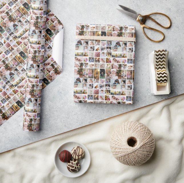 Papel De Regalo Diseñar su propio Collage de fotos de 35 (Artesanía)