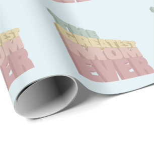 Papel De Regalo Diseño 3D de mamá más grande