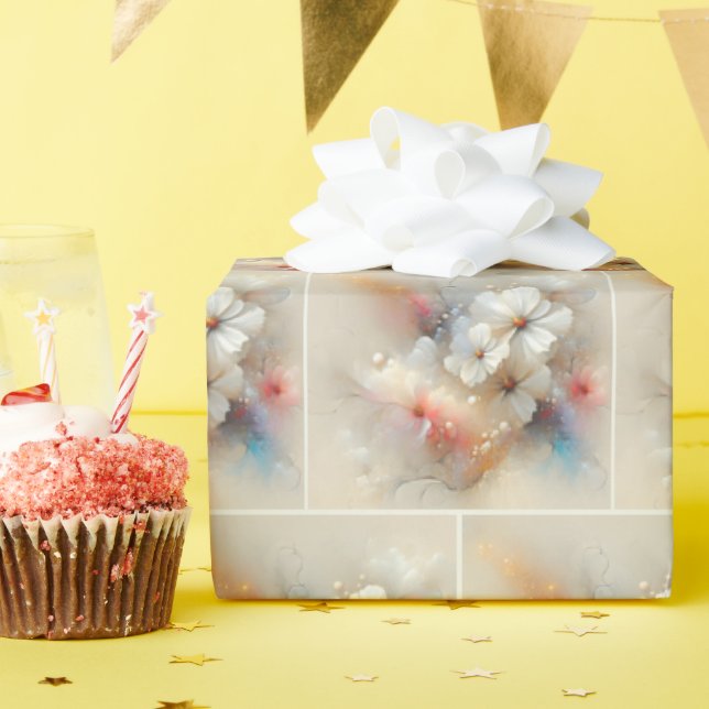 Papel De Regalo Diseño abstracto contemporáneo del Cosmos (Fiesta de cumpleaños )