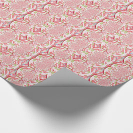 Papel De Regalo Diseño abstracto de explosión de rojo y verde